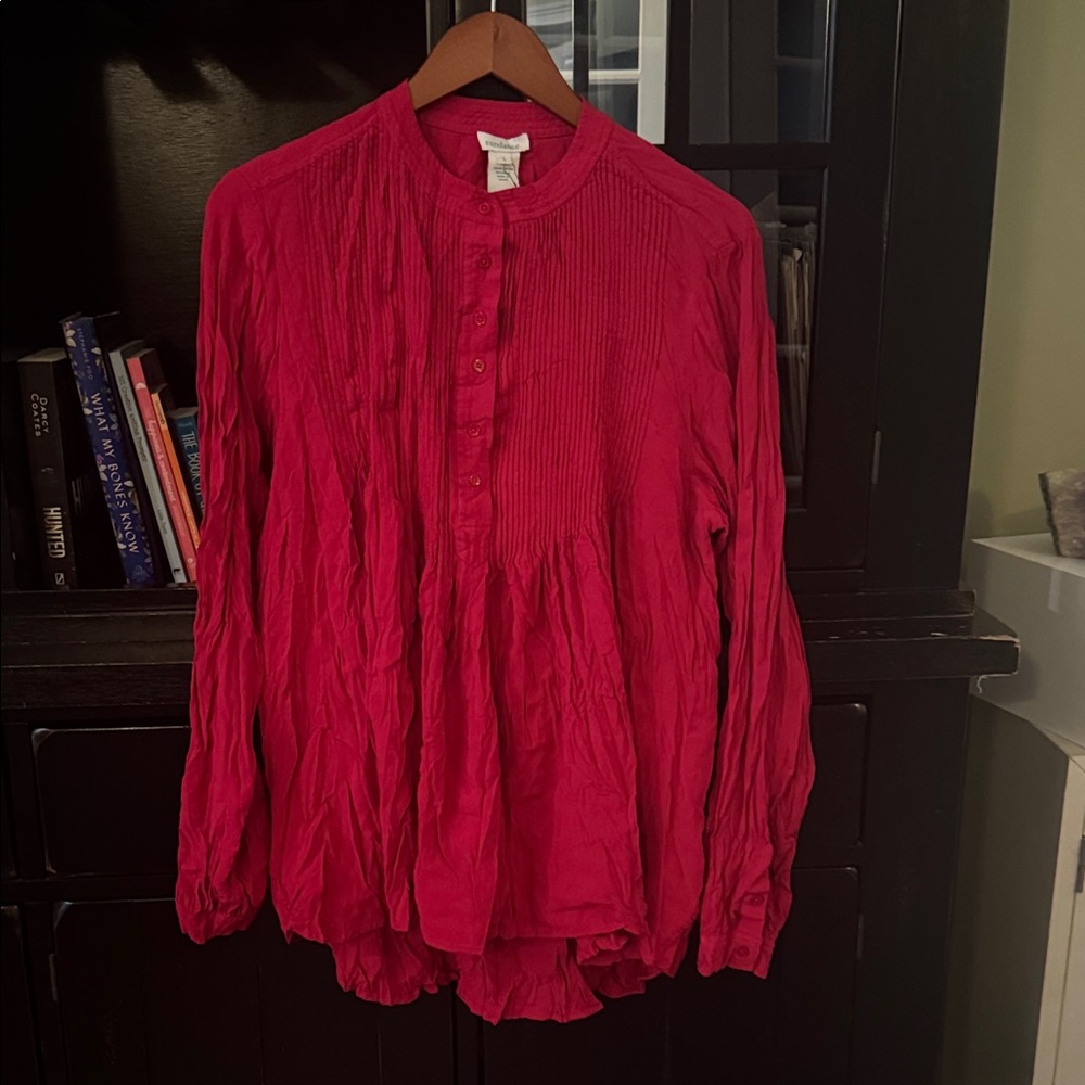 Sundance Mystic Falls Top-Women's Red/Pink, Size Large